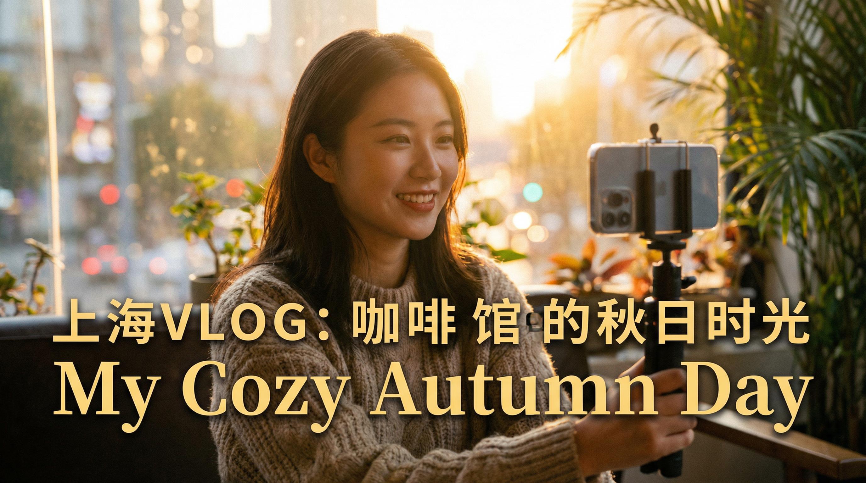 麻花视频 生活视频 - 麻花视频 | 上海秋日咖啡馆vlog，一个人的美好生活视频记录